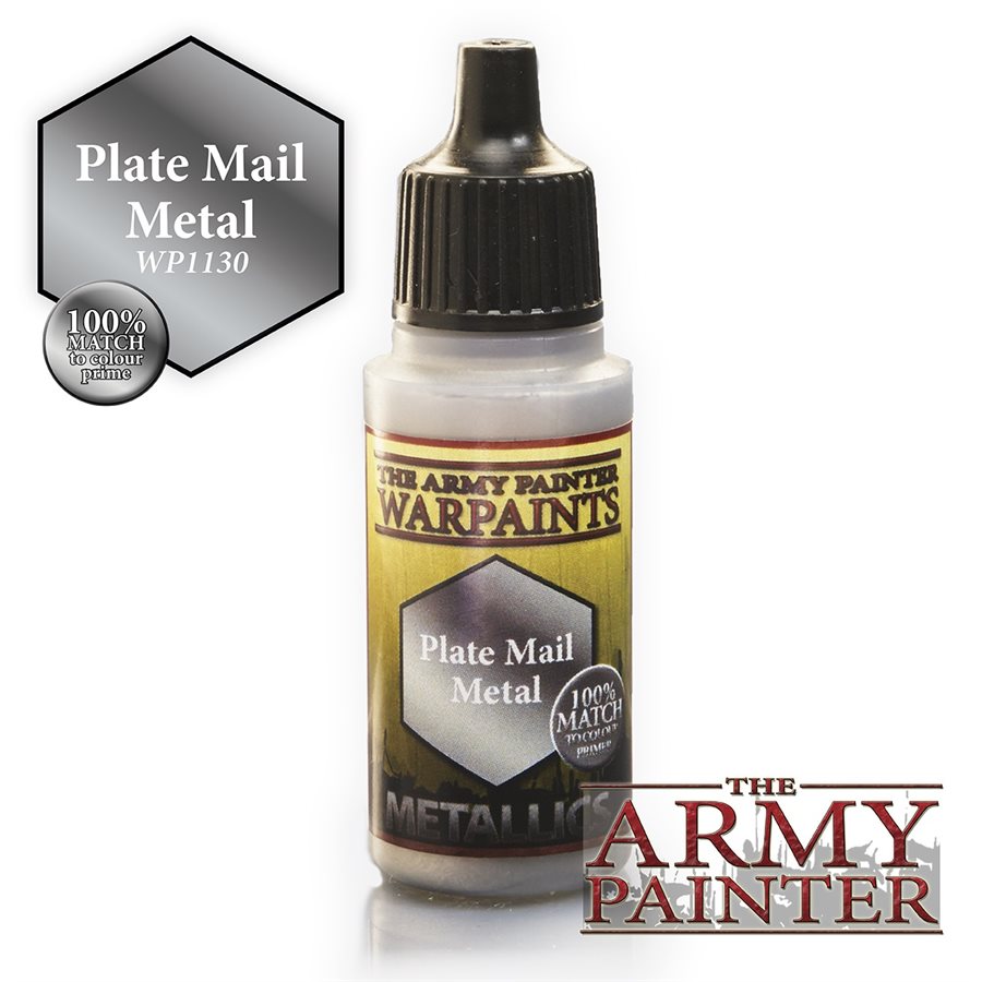Army Painter: Warpaints: Metallics: Plate Mail Metal   