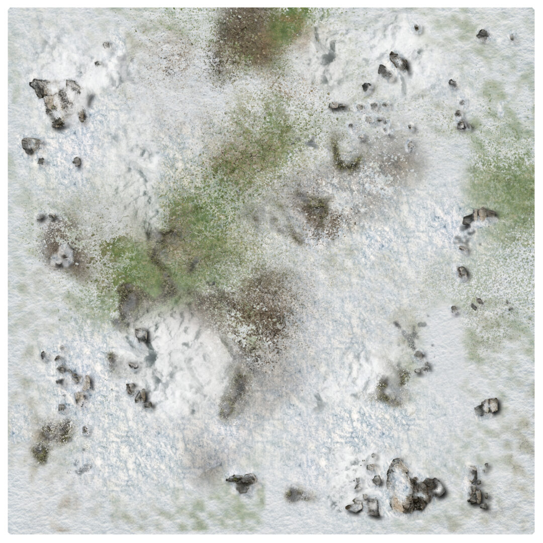 Battle Systems: Gaming Mat: Winter Snowscape (3 x 3)  