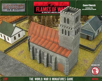 Battlefield in a Box: Flames of War: Caen Church 