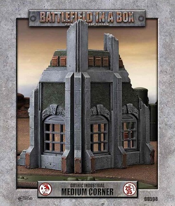 Battlefield in a Box: Gothic Industrial- Medium Corner 
