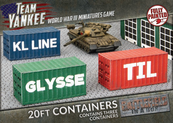 Battlefield in a Box: Team Yankee American: 20 FT Containers 
