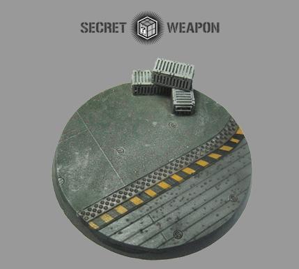 Secret Weapon Miniatures: Flight Deck: 60mm #1 Beveled Edge 