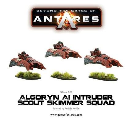 Beyond the Gates of Antares Algoryn: AI Intruder Scout Skimmer Squad 