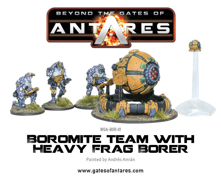Beyond the Gates of Antares Boromite: Team with Heavy Frag Borer 
