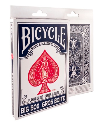 Bicycle Playing Cards: Big Box Playing Cards (Blue) 