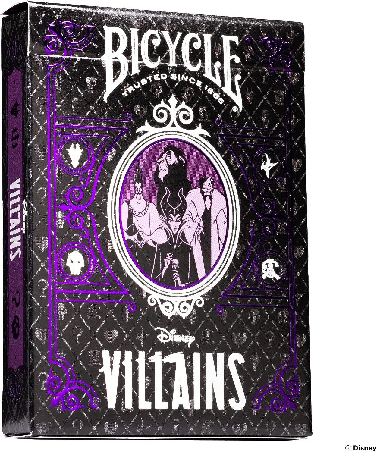 Bicycle Playing Cards: Disney Villains: Purple 