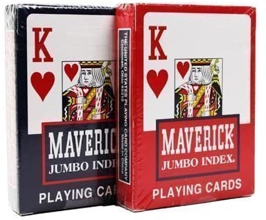 Bicycle Playing Cards: Maverick Jumbo - Blue 
