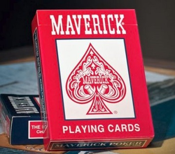 Bicycle Playing Cards: Maverick (Red) 