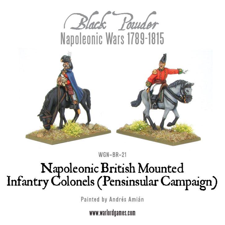 Black Powder Napoleonic Wars: Napoleonic British Mounted Infantry Colonels (Peninsular War) 
