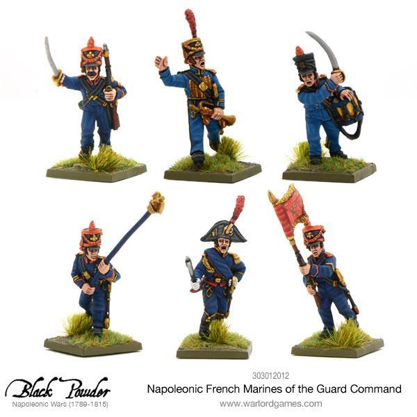 Black Powder Napoleonic Wars: Napoleonic French Marines of the Guard command 