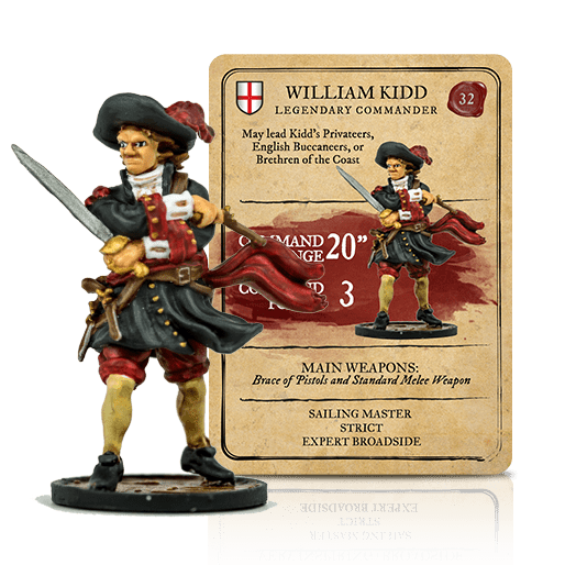 Blood & Plunder: English William Kidd Legendary Commander 