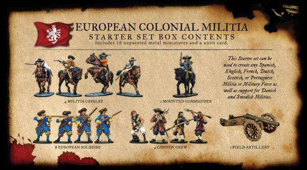 Blood & Plunder: European Colonial Militia Starter Set 