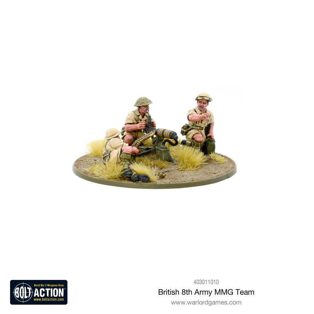 Bolt Action: British: 8th Army MMG Team 