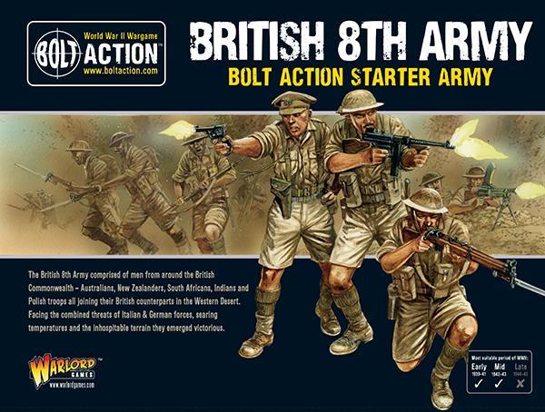 Bolt Action: British: 8th Army Starter Army 