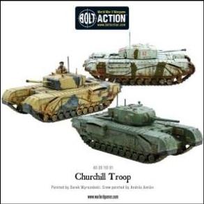 Bolt Action: British: Churchill Troop 