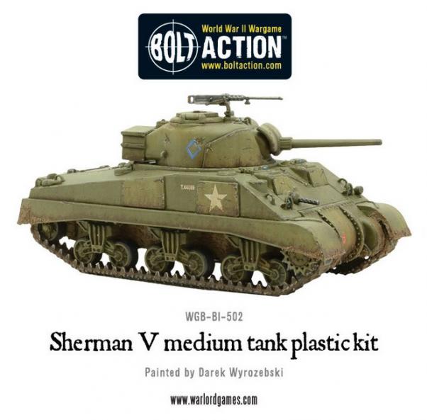 Bolt Action: British: Sherman V Medium Plastic Kit 
