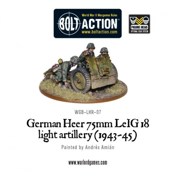 Bolt Action: German: Heer 75mm LEiG 18 light artillery (1943-45) 
