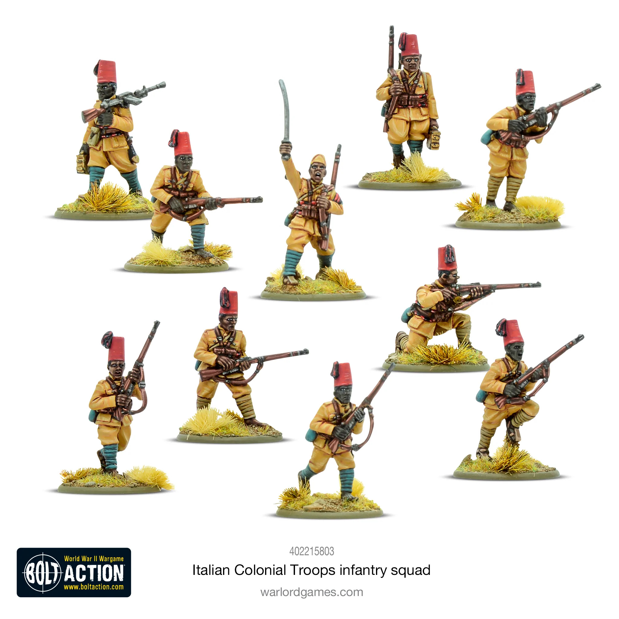 Bolt Action: Italian: Colonial Troops Infantry squad 