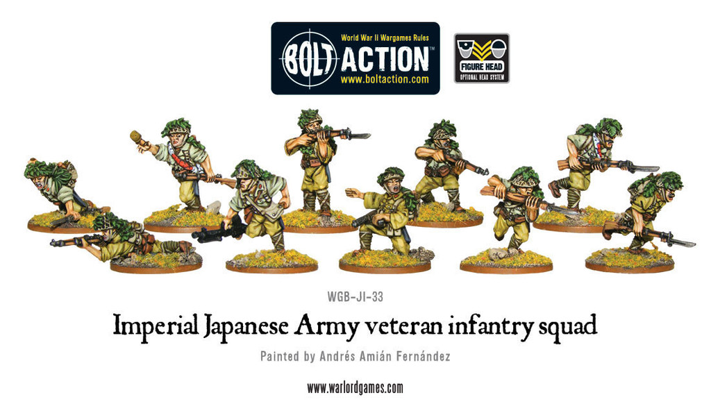 Bolt Action: Japanese: Imperial Japanese Army Veteran Squad 