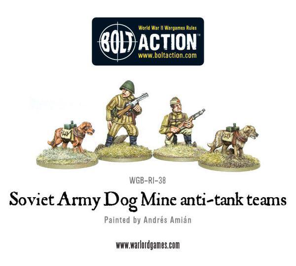 Bolt Action: Soviet: Army Dog Mine Anti-Tank Teams 