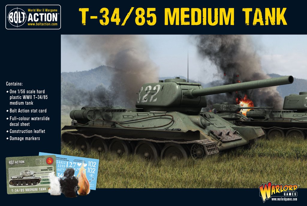 Bolt Action: Soviet: T-34/85 Medium Tank 