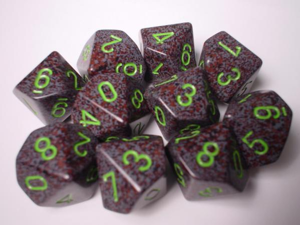 Chessex (25110): D10: Speckled: Earth 