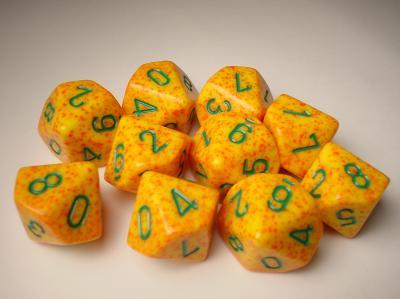 Chessex (25112): D10: Speckled: Lotus 