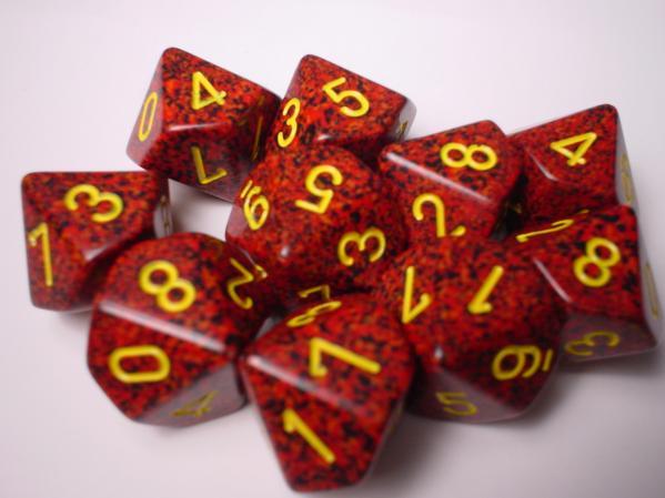 Chessex (25123): D10: Speckled: Mercury 