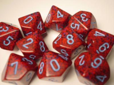 Chessex (25124): D10: Speckled: Veronica 