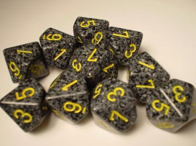 Chessex (25128): D10: Speckled: Urban Camo 