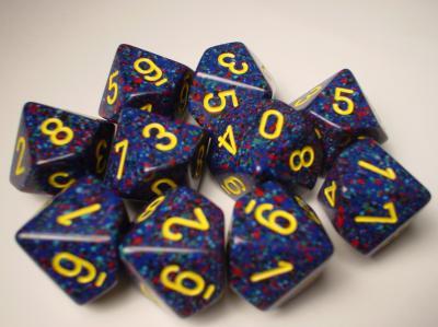Chessex (25166): D10: Speckled: Twilight 