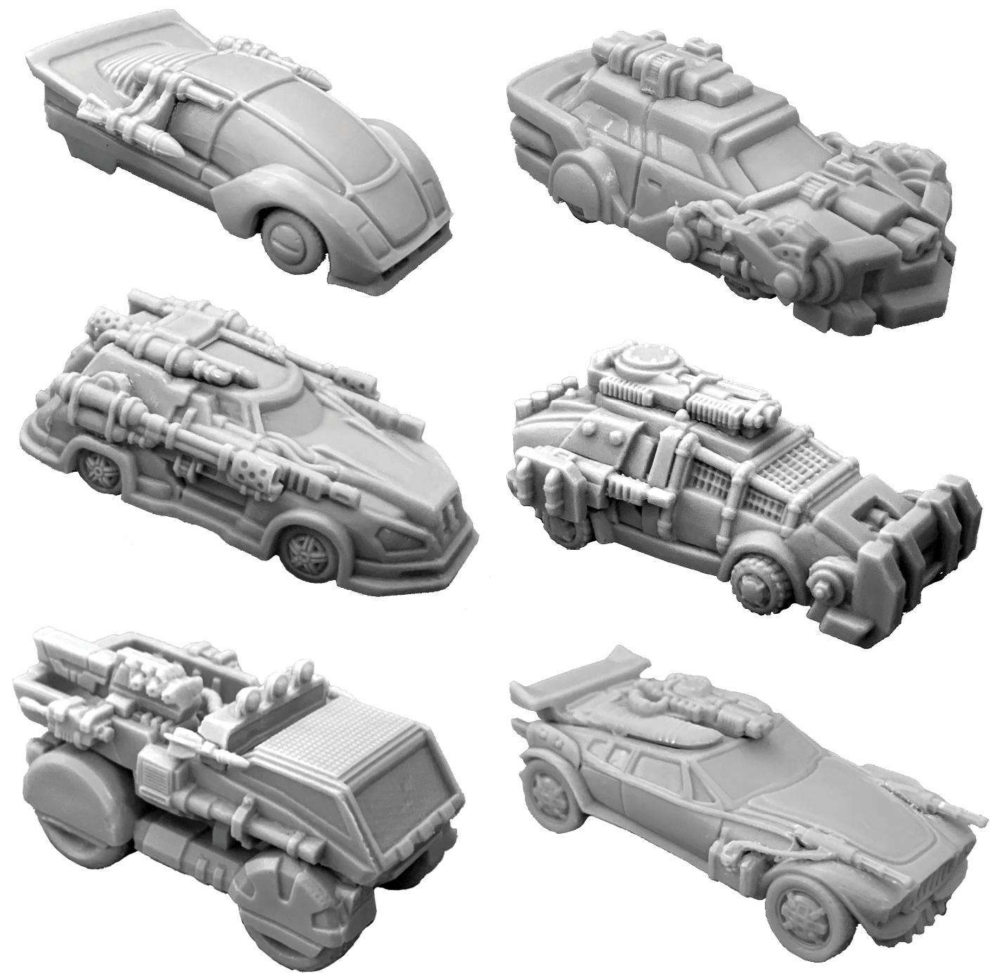 Car Wars: Sixth Edition: Miniatures Box B (6) 