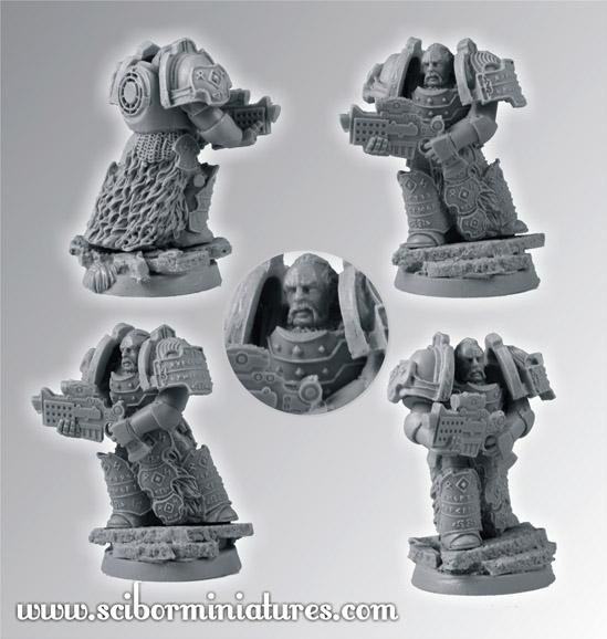 Scibor Monstrous Miniatures: SF Celtic Veteran #3 