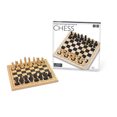 Chess Set, Wooden Chess 11.5" 