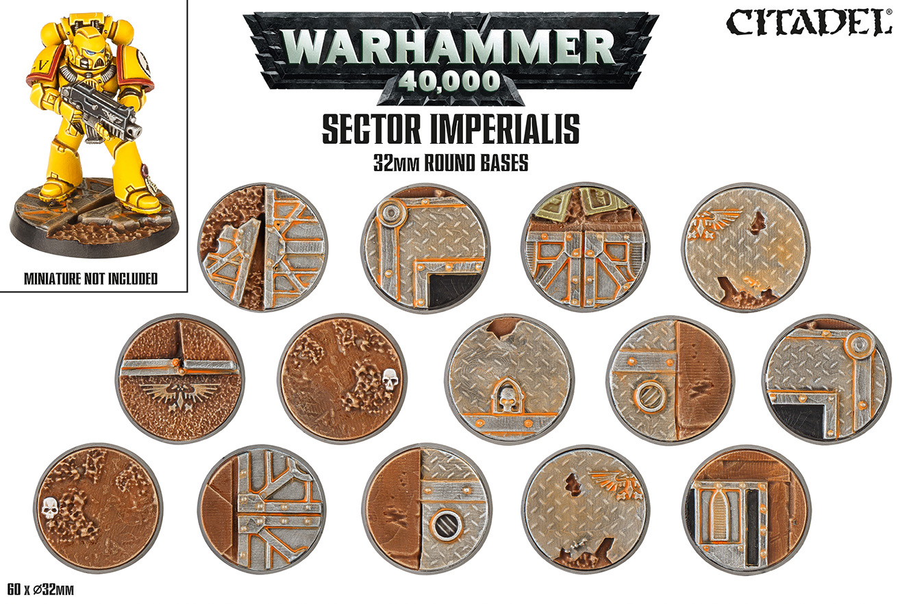 Citadel: Sector Imperialis: 32mm Round Bases 
