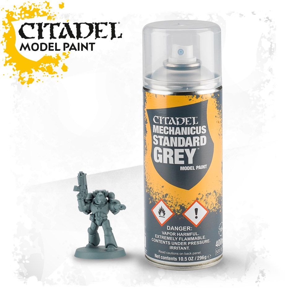 Citadel Spray Primer: Mechanicus Standard Grey 