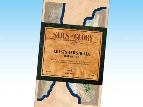 Sails of Glory: Coasts and Shoals Terrain Pack 