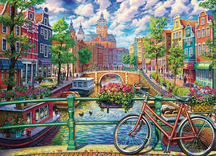 Cobble Hill Puzzles (1000): Amsterdam Canal 