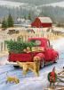 Cobble Hill Puzzles (1000): Christmas On The Farm 