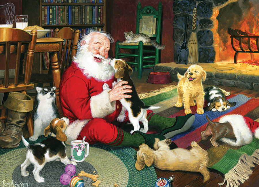 Cobble Hill Puzzles (1000): Santas Playtime 