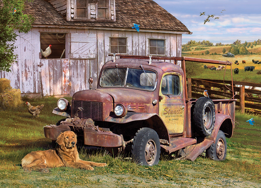 Cobble Hill Puzzles (1000): Summer Truck 