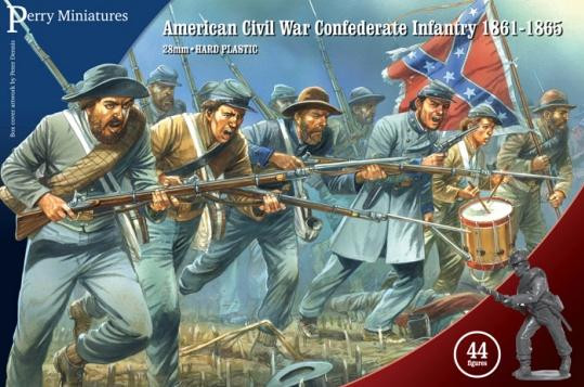 Perry: 28mm American Civil War: Confederate Infantry 1861-65 