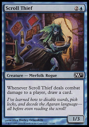 MTG: Core Set 2011 072: Scroll Thief 