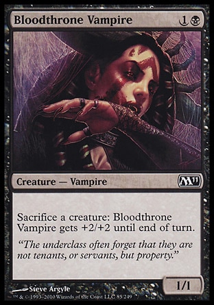 MTG: Core Set 2011 085: Bloodthrone Vampire 