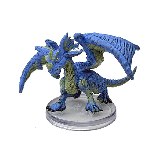 D&D Icons of the Realms 22:Fizbans Treasury of Dragons : #10 Blue Dragon Wyrmling (C) 
