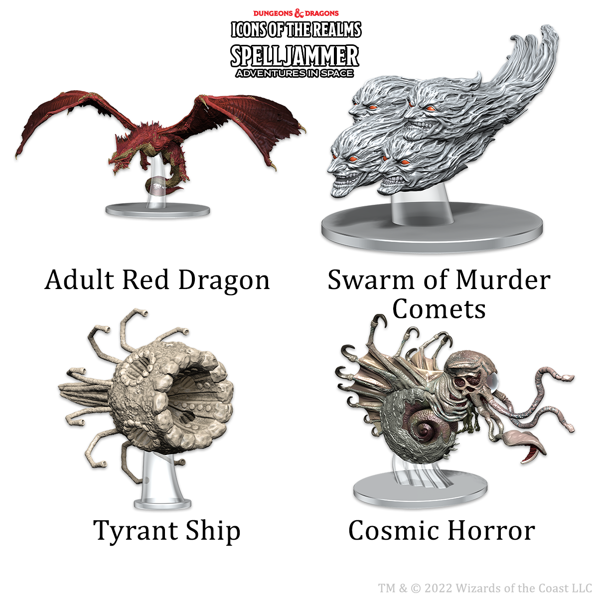 D&D Icons of the Realms: Spelljammer Adventures in Space: Ship Scale Threats From The Cosmos 