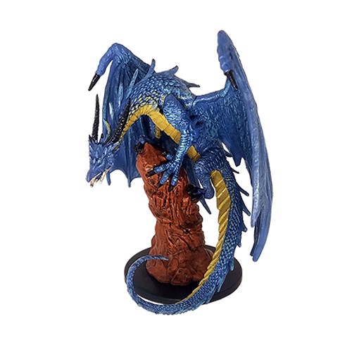 Pathfinder Battles: Maze of Death- #042 Large Blue Dragon (R) 