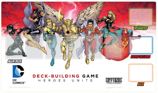 DC Comics Deck-Building Game: Heroes Unite Playmat 