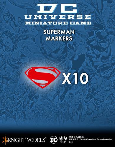 DC Universe Miniature Game: SUPERMAN MARKERS 
