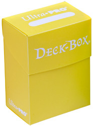 Ultra Pro: Solid Colour Deck Box: Yellow 